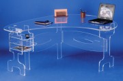 Bureau en plexiglas