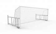 But de football repliable - 8 joueurs - Profondeur réglable de 2,5 à 3,9 m