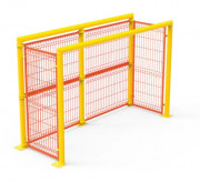 But multi-sports Grand parc - Remplissage : Grille – Foot/Handball - Scolaire / Loisirs - 3 x 2 m - Acier galvanisé plastifié – Scellement direct ou Sur platine  