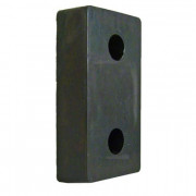 Butée de quai en caoutchouc haute densité - L.300 ou 500 mm