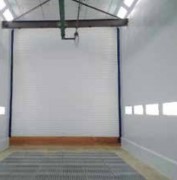Cabine d'application de peinture en poudre