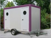 Cabine de chantier avec toilette - Isolation 45 mm
