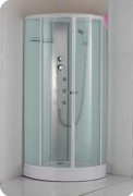 Cabine de douche complète - Dimensions (cm) : 90 x 90 x 215