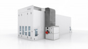 Cabine de peinture industrielle modulaire