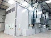 Cabine de peinture mobile et extensible