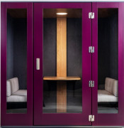 Cabine de réunion acoustique pour open space