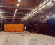 Cabine de sablage grenaillage mobile