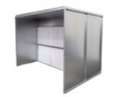 Cabine peinture et vernissage ouverte avec prolongement