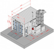 Cabines de peinture automobile sur-mesure