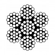 Câble en acier sans graisse