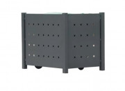 Cache conteneur en acier