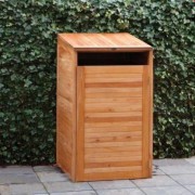 Cache conteneur en bois - Dim. L75 x P75 x H135 cm