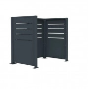 Cache conteneur poubelle en métal 1600 x 1450 mm