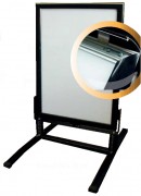 Cadre porte affiche sur ressort