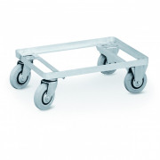Plateau roulant en aluminium pour bacs Euro - 150 kg