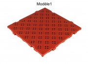 Caillebotis anti-dérapant - L.500 x P.500 x H.25/50 mm