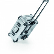 Caisse aluminium à roulette - Matériau: Aluminium naturel - Capacité : 28 à 195 L