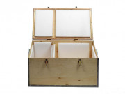 Caisse de stockage et de rangement bois - Caisse de stockage en bois contreplaqué