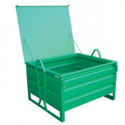 Caisse métallique avec couvercle métallique