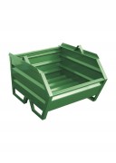 Caisse métallique gerbable à bec - Volumes : 250, 450 litres