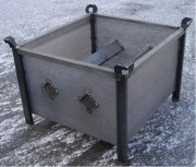 Caisse métallique spéciale trempage - L x l x h : 1000 x 950 x 700 mm