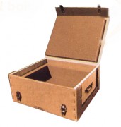 Caisse navette carton et bois
