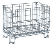 Caisse palette métallique pliable