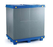Caisse palette plastique modulable - Caisse démontable - 2 modèles disponibles - Optimisation du volume de stockage