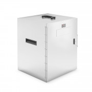 Caisson chauffant pour chariot room service - 240 V - 3 étagères - L.33 cm x H.43 cm x P.33 cm