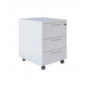 Caisson mobile COMFORT - 3 tiroirs  - Panneaux mélaminés Structurex  – L.420 mm x H.600 mm x P.590 mm