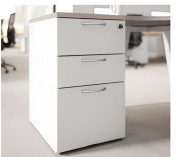 Caisson mobile hauteur bureau, 3 tiroirs