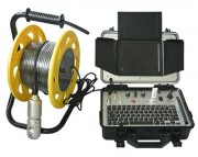 Caméra inspection canalisation à tête rotative 180° - Diam. Ø50 mm - Câble 30 à 100 m - 6 LEDs