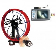 Caméra d'inspection conduits à tête rotative 360° - Diam. Ø51 mm - Câble 20 à 50 m - 6 LEDs