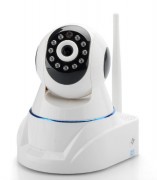 Caméra de surveillance sans fil IP-HD - Connexion caméra à distance via ordinateur, smartphone