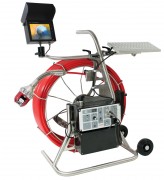 Caméra canalisation à tête rotative Ø78 mm - Câble 80 m - 18 LEDs