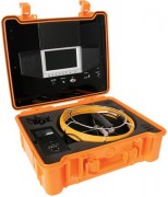 Caméra pour travaux d'assainissement de Ø40 à Ø150 mm - Câble 30 m - 8 LEDs