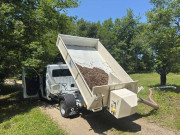 Camion souffleur de pellets et bois déchiqueté - Porte et système de soufflage - Standard ou sur-mesure