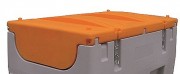 Capot polyéthylène pour station fuel 430L et 600L - Couleur : orange - Poids : 13 kg