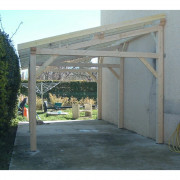 Carport en Bois Monopente