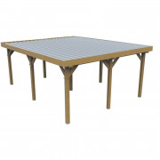 Carport en bois pour voiture