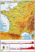Carte de France administrative Géoatlas - plastifiée - 100 x 100 cm