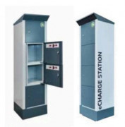 Casier de recharge électrique pour vélos et scooters - 4 casiers 