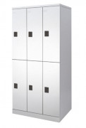 Casier triple 6 portes