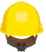 Casque de chantier jaune