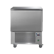 Cellule de refroidissement professionnelle mixte - Refroidissement rapide ou surgélation - 5 niveaux GN1/1 - Dimensions : L 750 x P 750 x H 890/910 mm