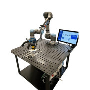 Cellule robotique de ponçage, polissage et d'ébavurage - Volume de travail : 1200x1200 mm - Vitesse de broche : 10000 à 35000 tr/min