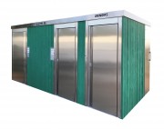 Cellule sanitaire 3 cabines