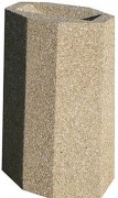 Cendrier béton extérieur - Dim. L46 x P31 x H69 cm