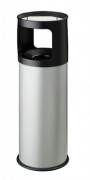 Cendrier corbeille avec tête étouffoir - acier poudré époxy - 30 à 90 L