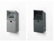 Cendrier mural en alu